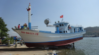 Hạ thuỷ tàu cá GIA BẢO 2015