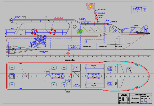 UNINSHIP chế tạo mẫu tàu Du lịch - Thể thao THẢO DƯƠNG XANH