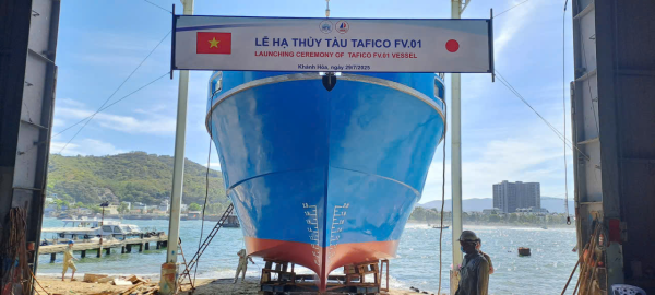 HẠ THỦY TÀU CÂU CÁ NGỪ ĐẠI DƯƠNG TAFICO FV.01