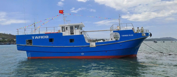 HẠ THỦY TÀU CÂU CÁ NGỪ ĐẠI DƯƠNG TAFICO FV.01